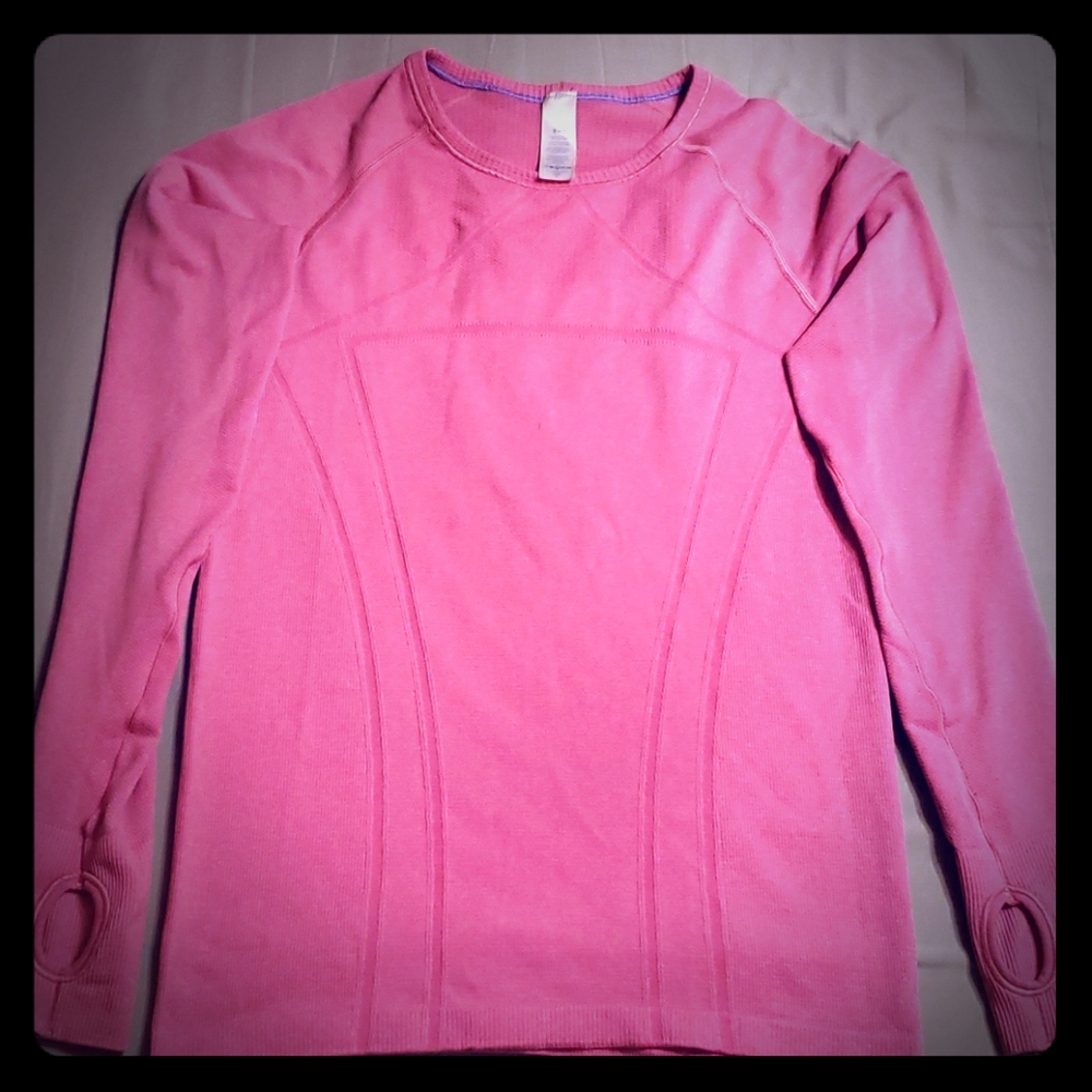 Ivivva Pink long sleeve athletic running shirt